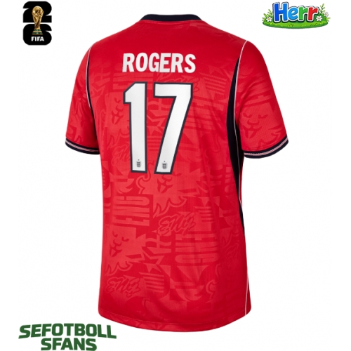 England Morgan Rogers #17 Bortatröja VM 2026 Kortärmad